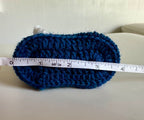 Hand-Crocheted Baby Booties (0–3 Months) Foot length-3.5 inches | 100% Superwash Wool | Machine Washable