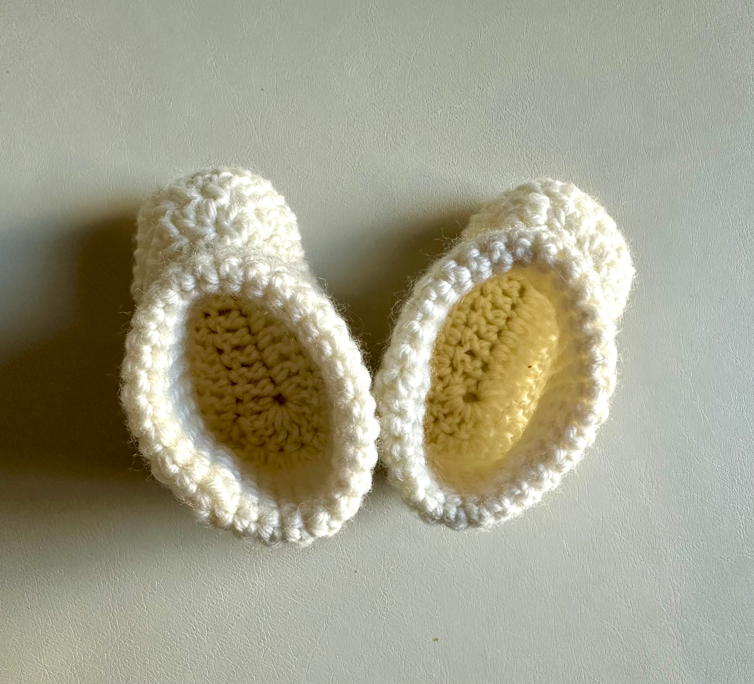 Must-Have Hand-Crocheted Baby Booties | 100% Superwash Wool | Machine Washable