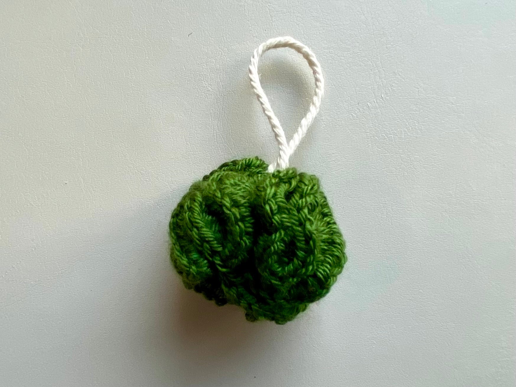 Hand Crochet Miniature dollhouse Spa Pouf