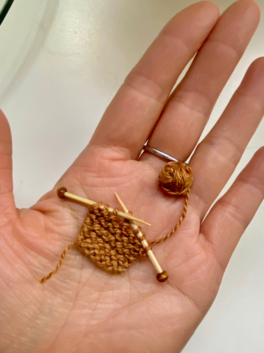 Knitting Project for Dollhouse