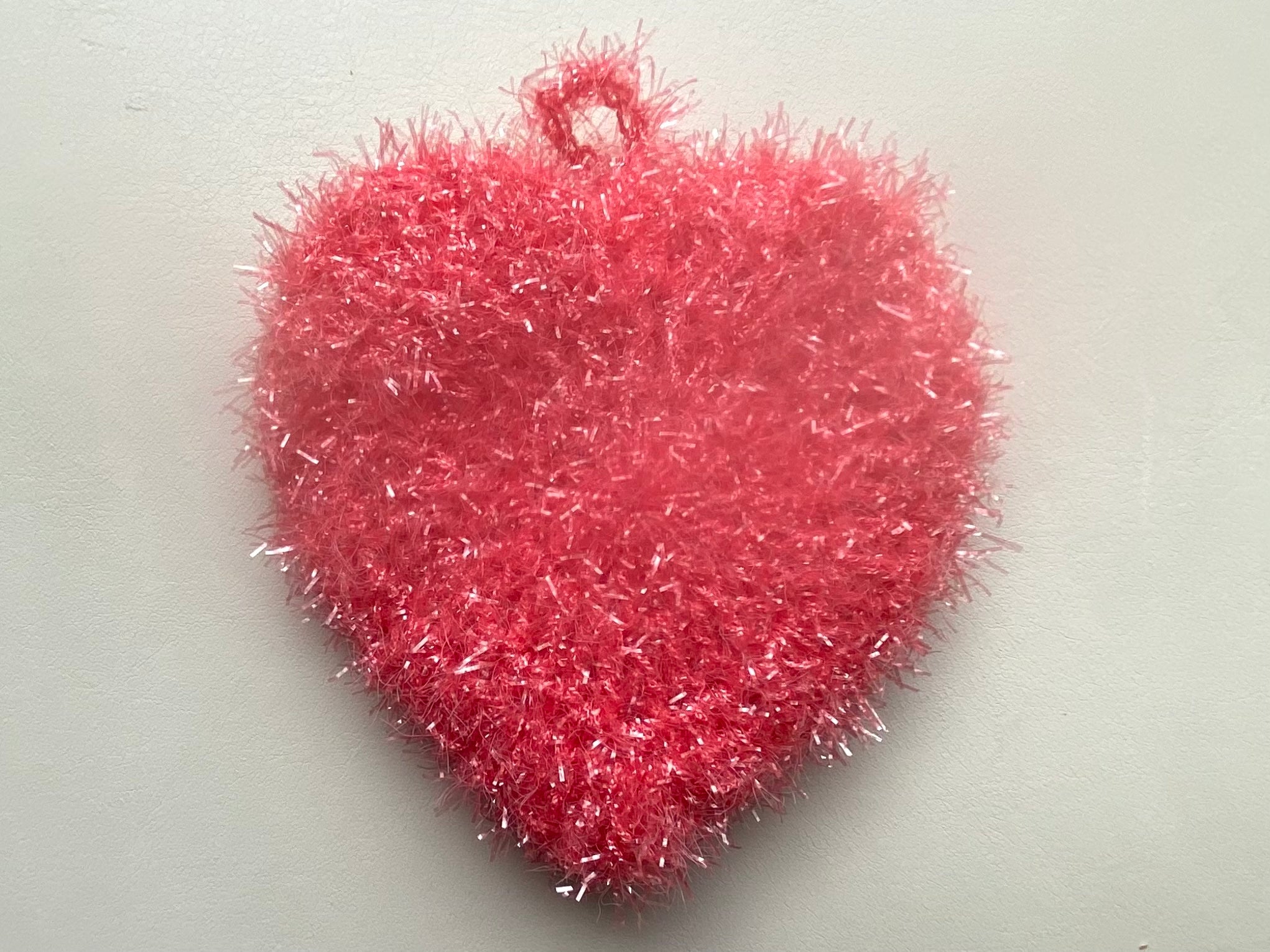 Good Deal! Heart Dish Scrubby - Handmade, Double Thick, Eco-Friendly Sponge Alternative