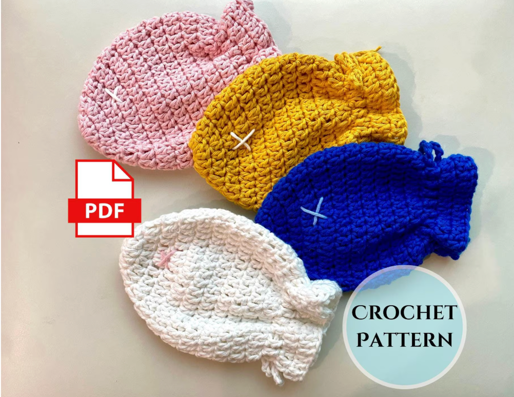Fish Soap Saver Crochet Pattern
