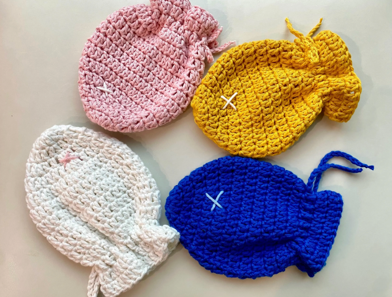 Fish Soap Saver Crochet Pattern