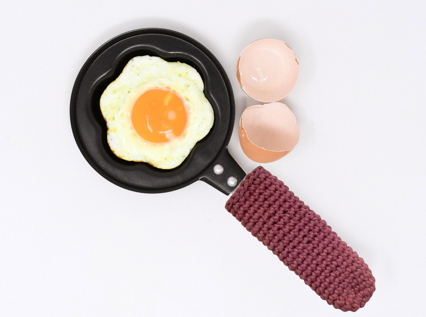 Pan & Spatula Handle  Crochet Pattern with Two Sizes