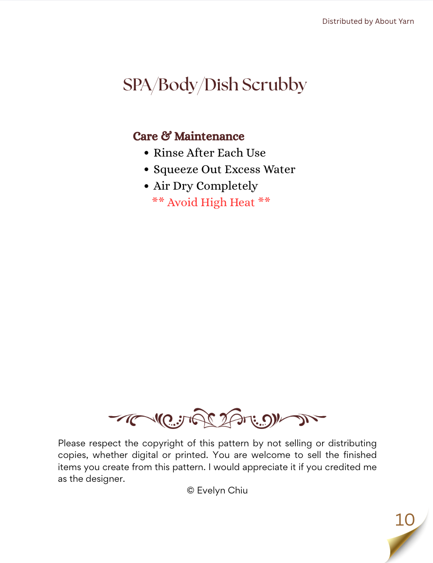 7-Pattern Crochet Scrubby Bundle