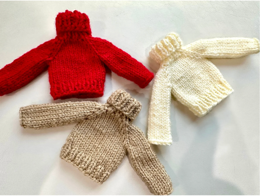 Turtleneck Sweater/Dress Knitting Pattern for 11.5-Inch Fashion Doll