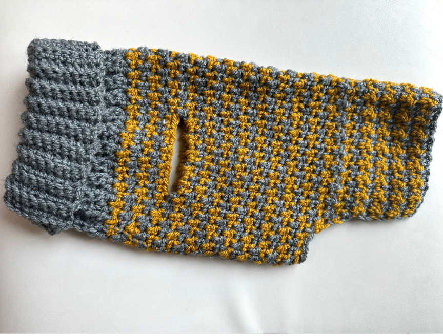 Houndstooth Sweater Crochet Pattern