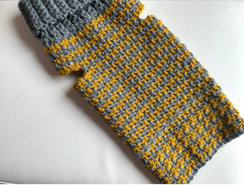 Houndstooth Sweater Crochet Pattern