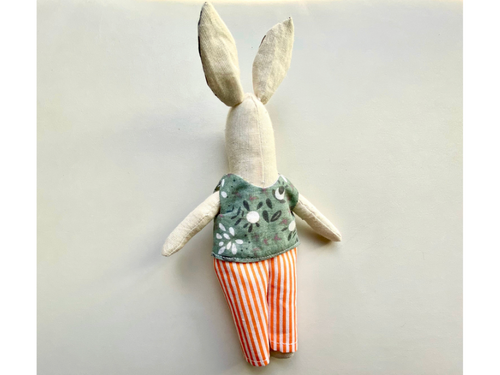6" Handmade Gentleman Bunny with Outfit