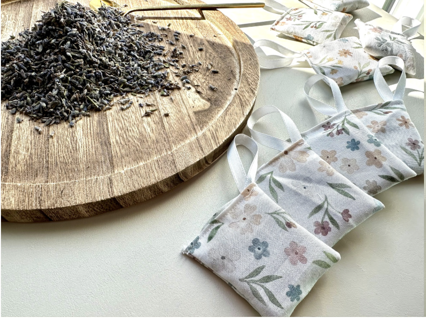 Aromatic Lavender Sachet | Handmade with Care | for Closet & Drawer