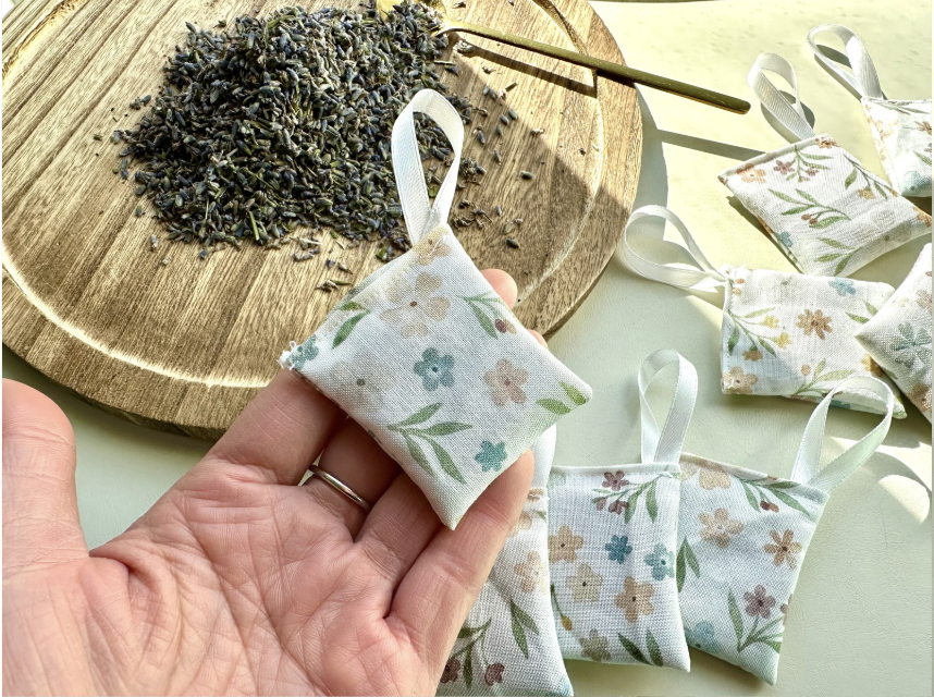 Aromatic Lavender Sachet | Handmade with Care | for Closet & Drawer